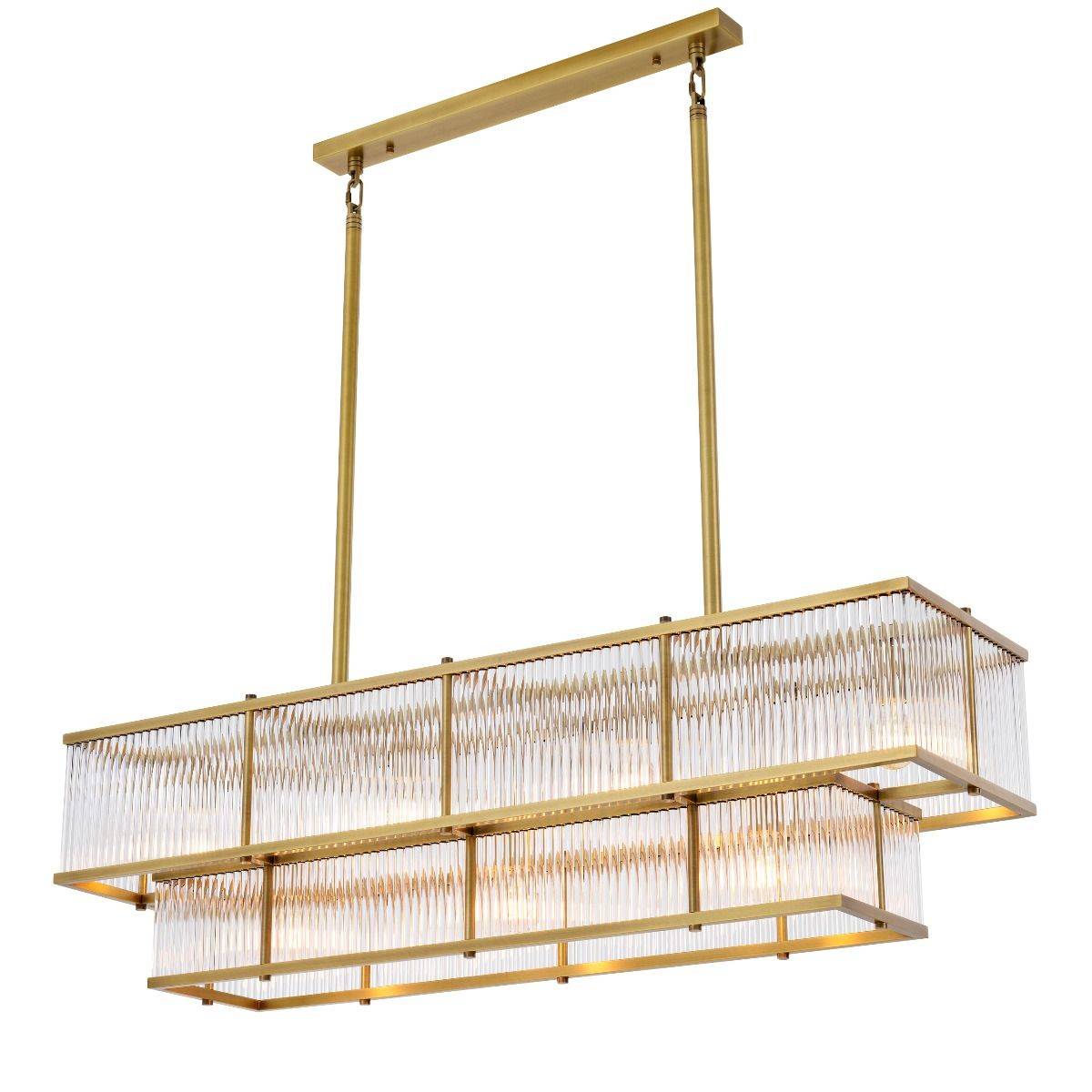 Montparnasse Modern Brass Chandelier - [Brass] - Image 4