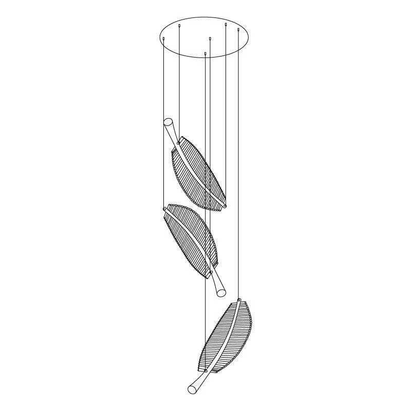 Leaf LED Chandelier - Image 31