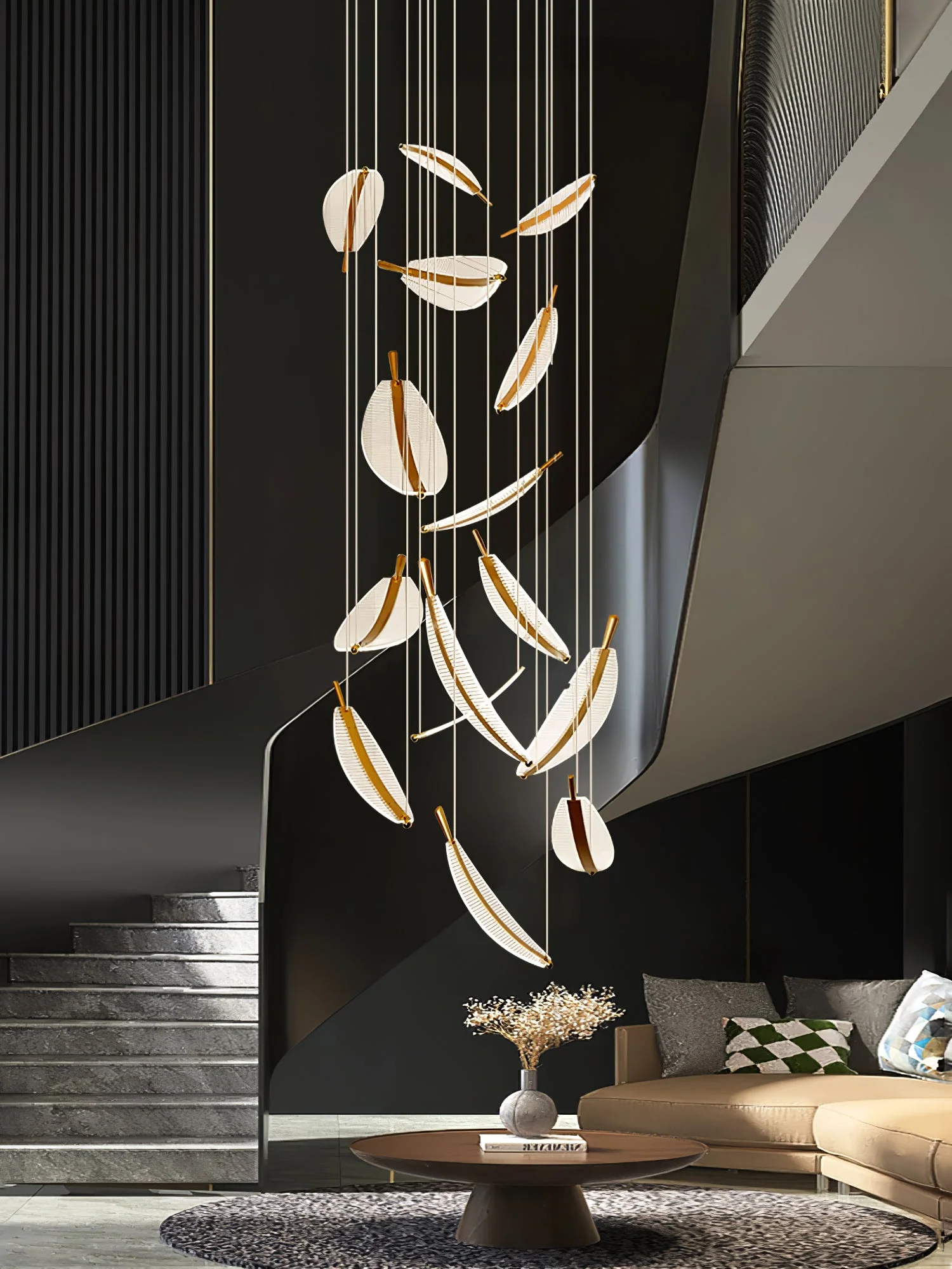 Leaf LED Chandelier - Image 49
