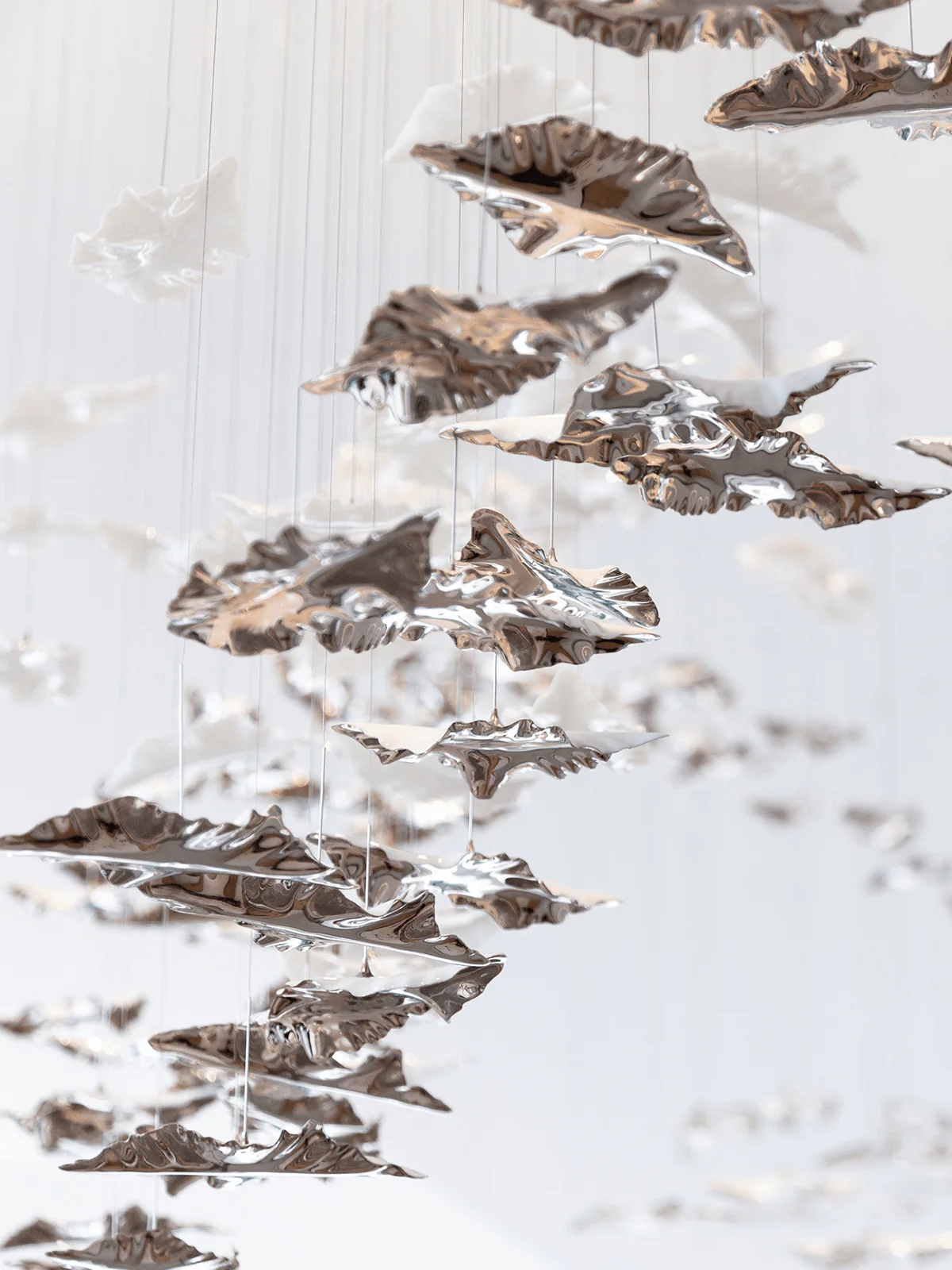 Leaf Twisted Sculptural Customize Chandelier - Image 32