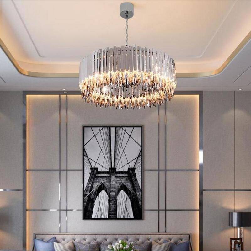 Legance Crystal Chandelier, Chrome - Image 10