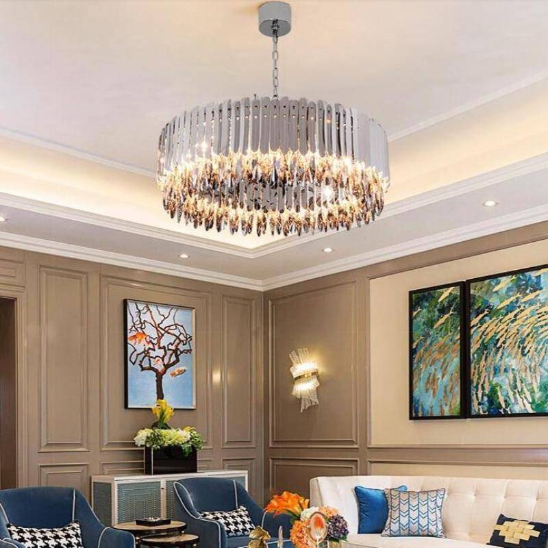 Legance Crystal Chandelier, Chrome - Image 11
