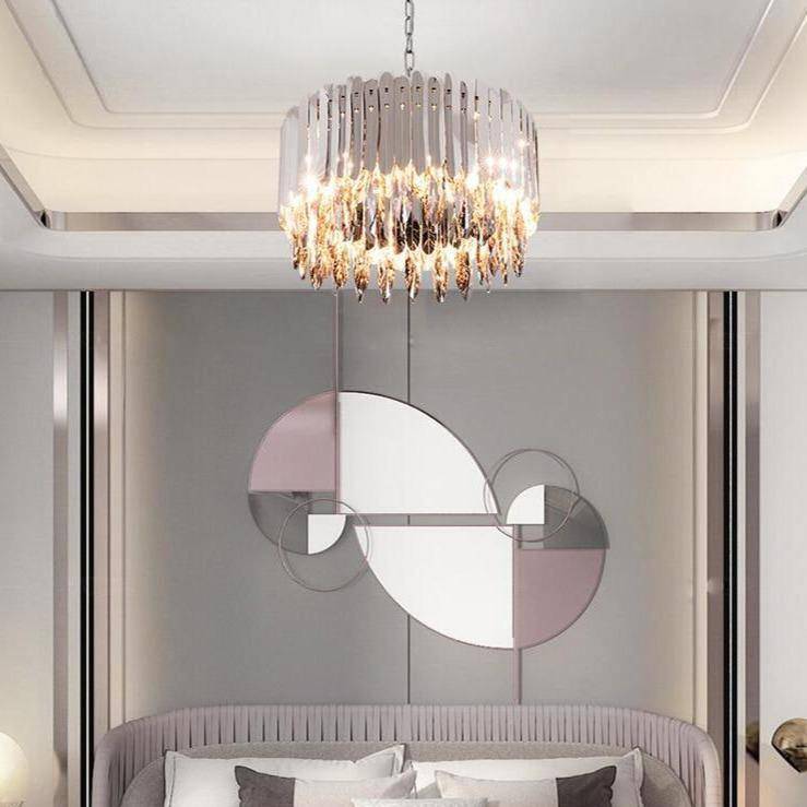 Legance Crystal Chandelier, Chrome - Image 9