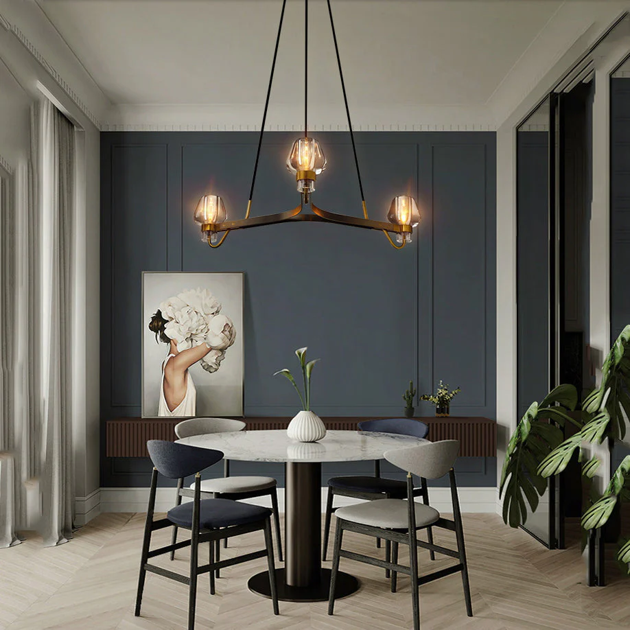 Letitia Crystal Chandelier 3 Light - Image 3