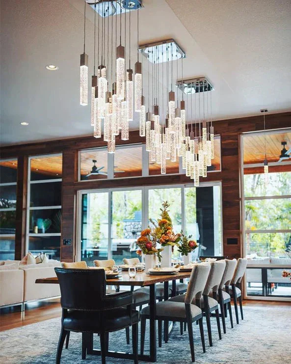 Light Luxury Glacier Bubble Crystsal Chandelier in Gold/Chrome/Black Finish for Staircase/Foyer - Image 10