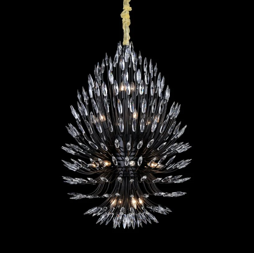 Lily Starburst Crystal Sputnik Chandelier 43"W - Image 5