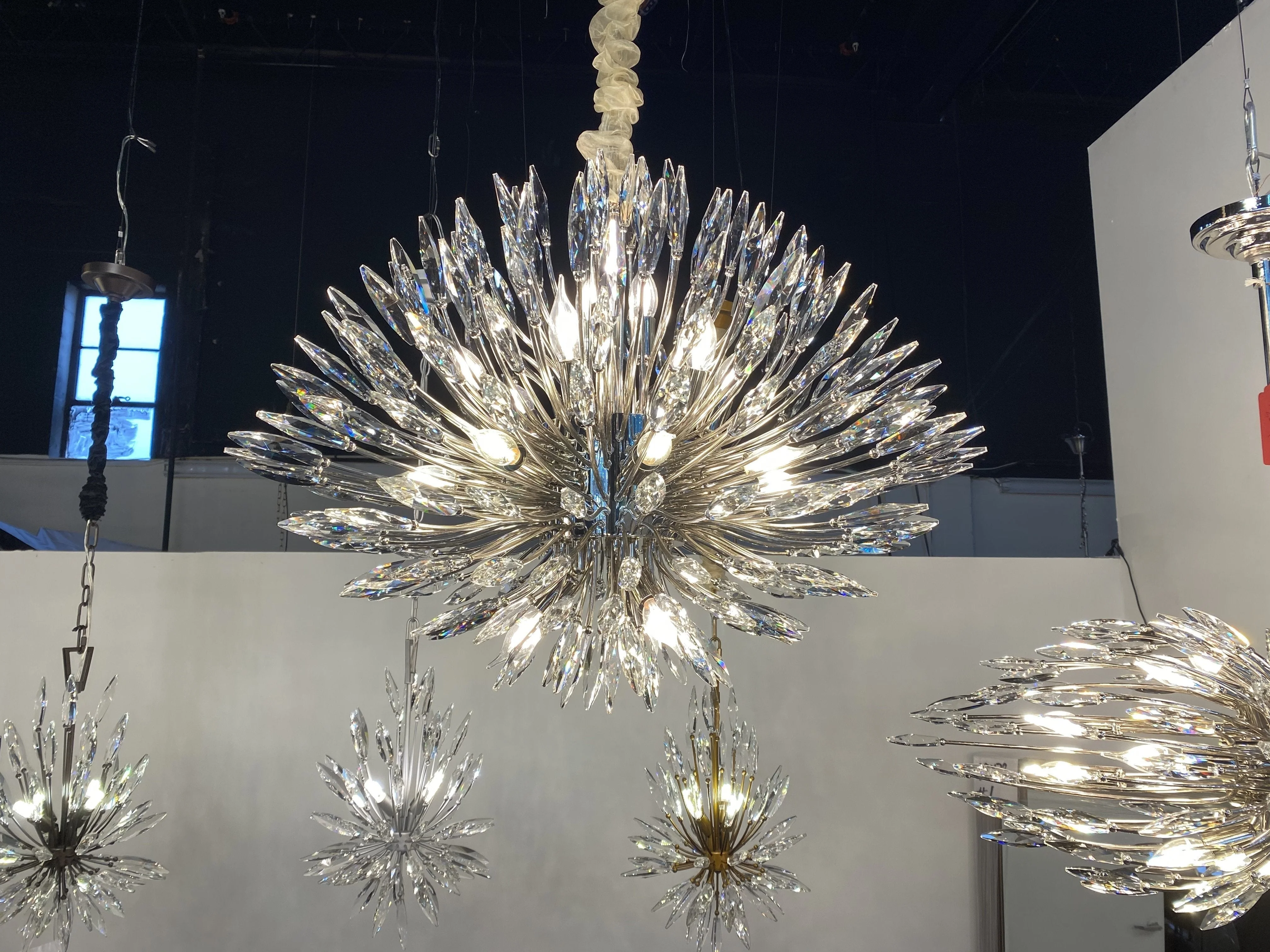 Lily Starburst Crystal Sputnik Chandelier - Image 6