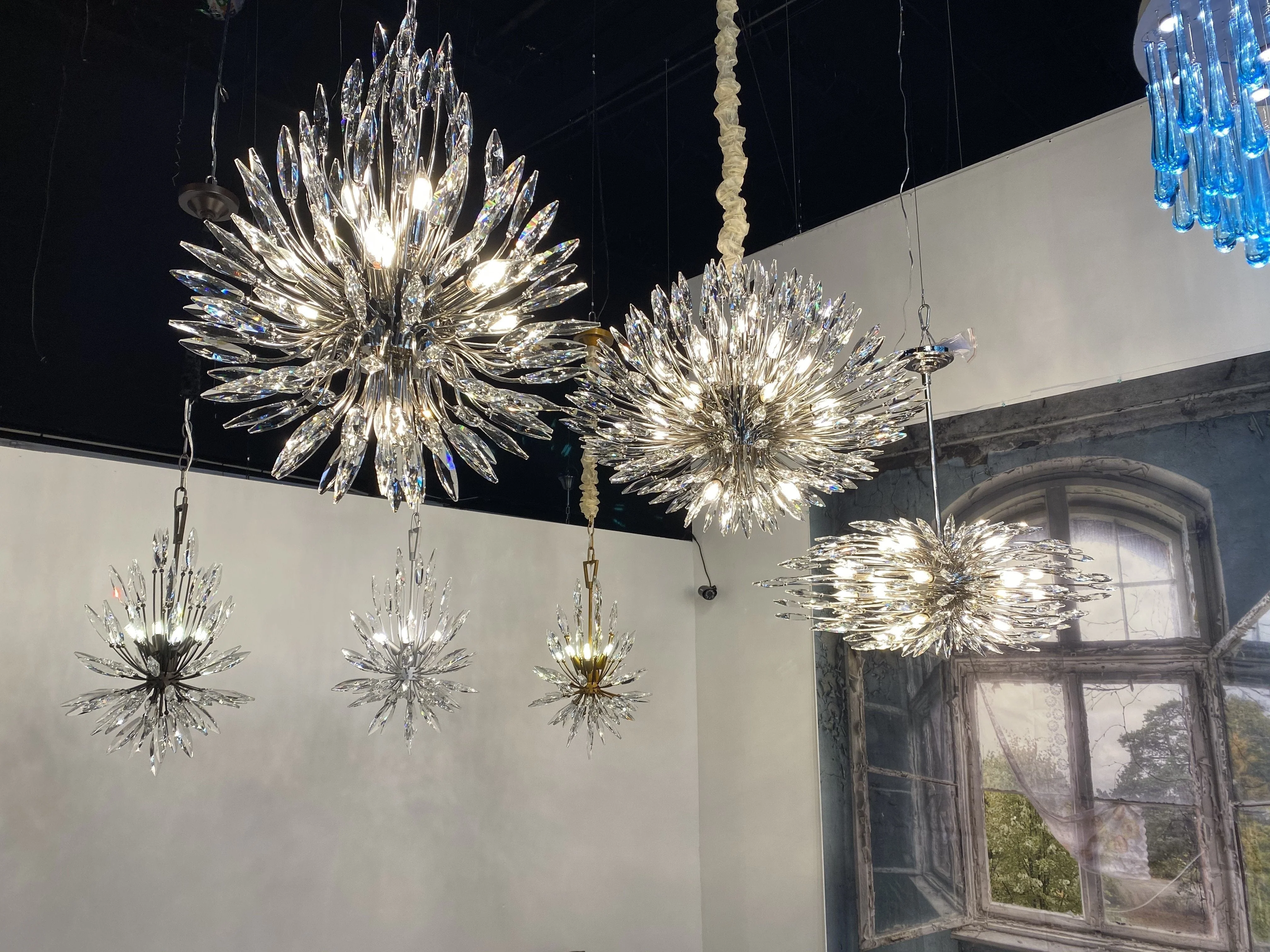 Lily Starburst Crystal Sputnik Chandelier - Image 7