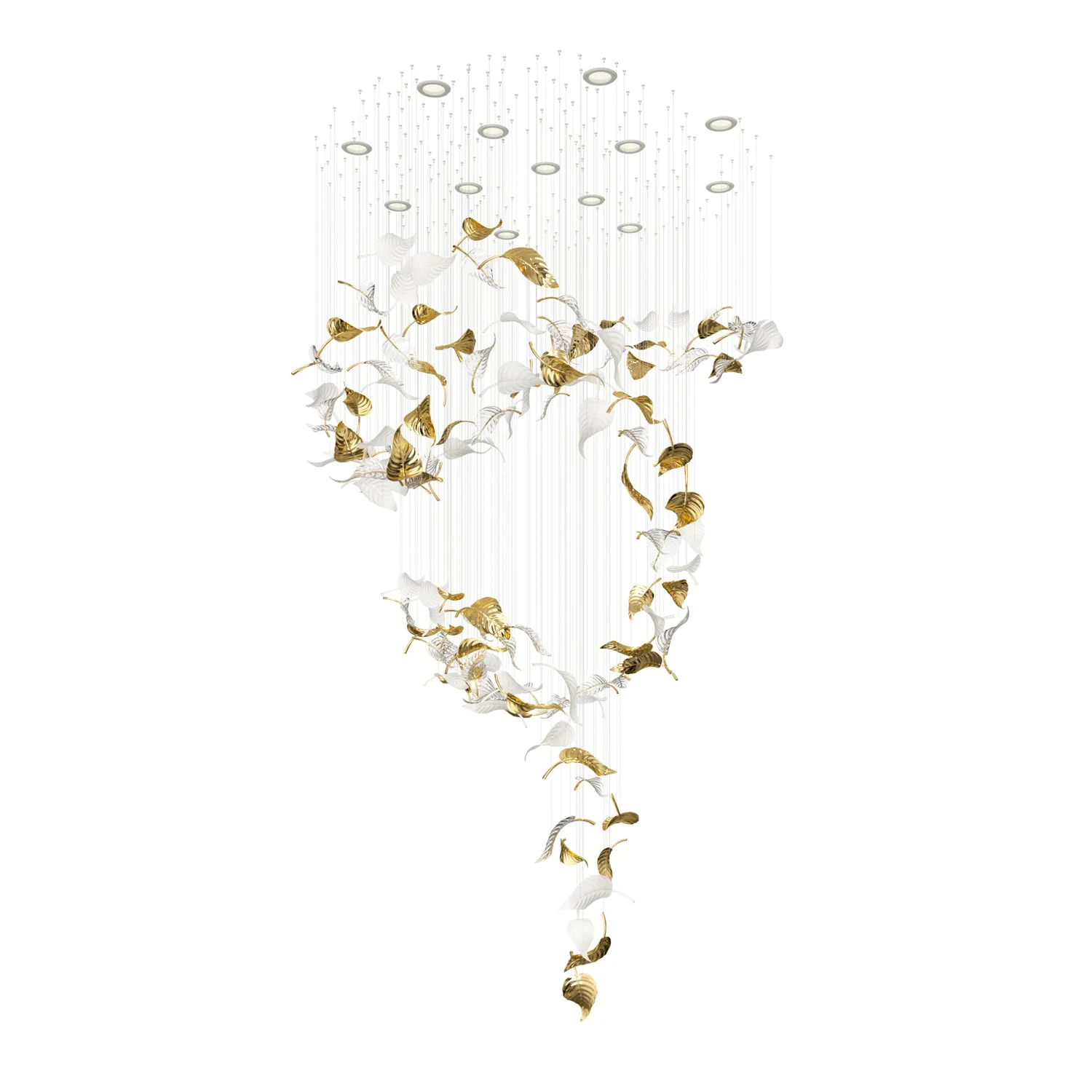 Linden Leaves Chandelier - Image 11