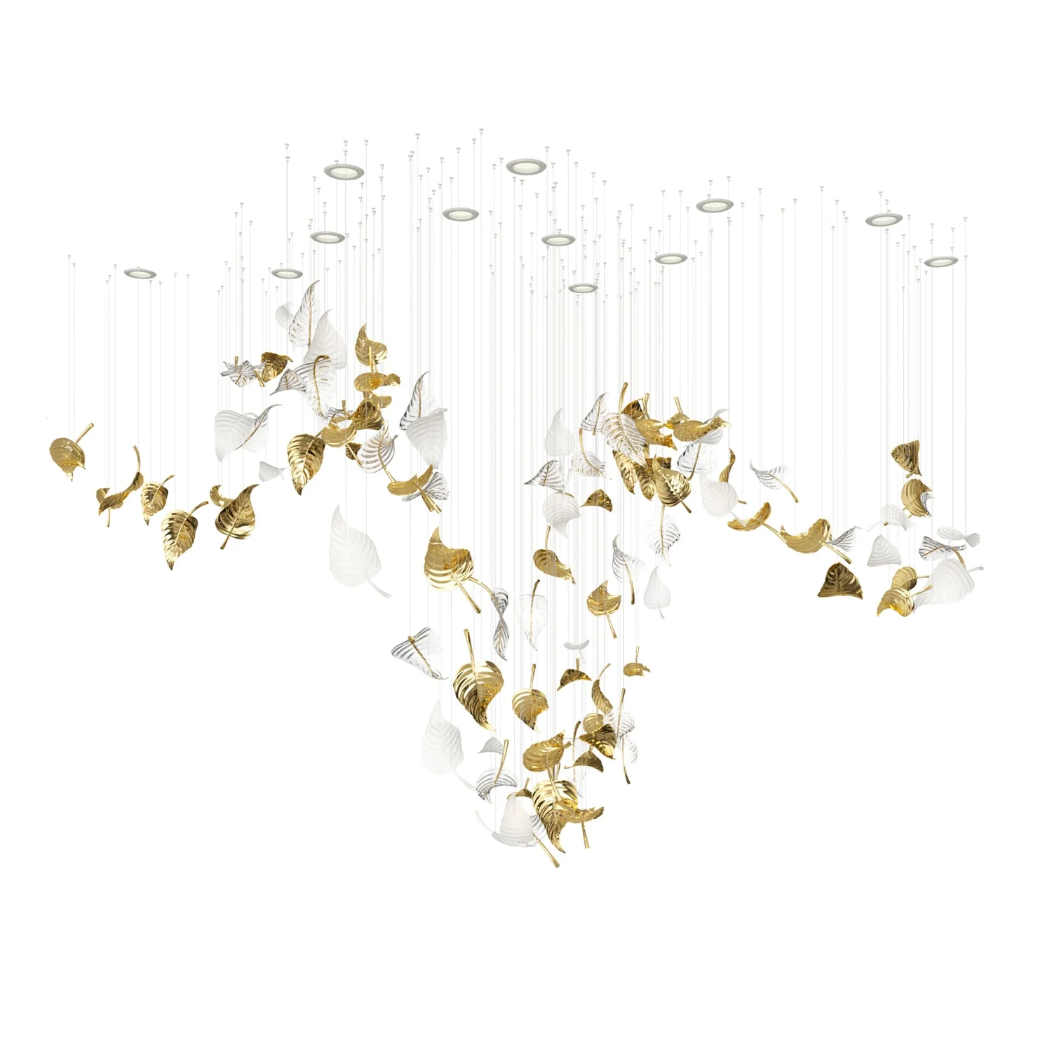 Linden Leaves Chandelier - Image 15