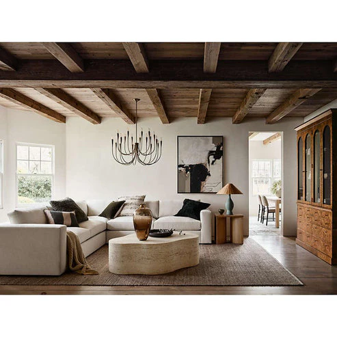 Liona Large Brass Candelabra Chandelier Light - Image 11