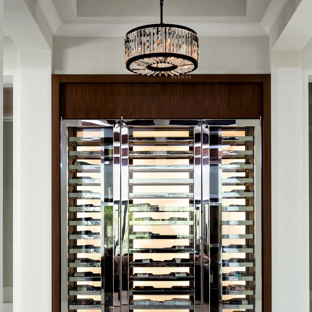 Lita Glass Round Chandelier - Image 5