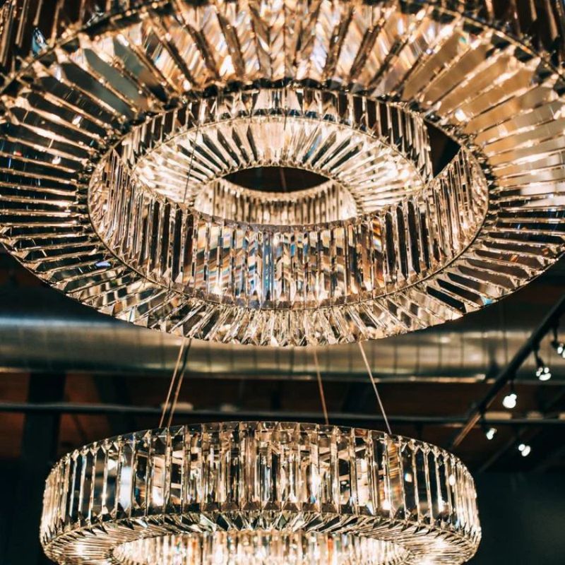 Lita Round Crystals Chandelier - Image 6