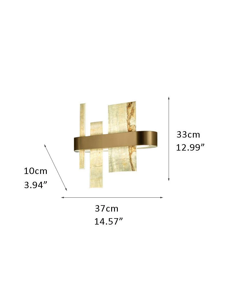 Long Cord Alabaster Ceiling Pendant Light Brushed Gold - Image 15