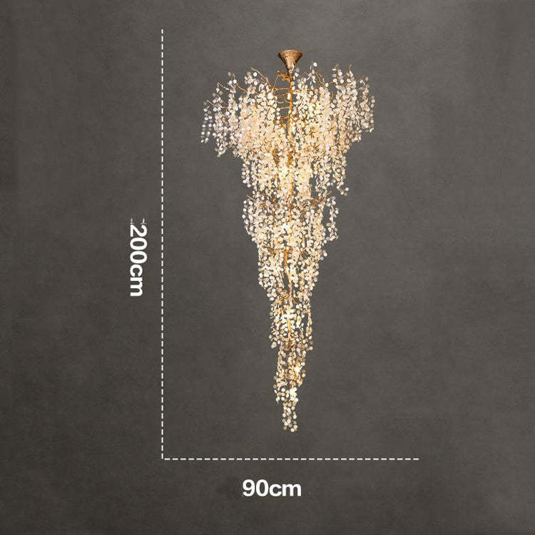 Long Vine Staircase Chandelier 78.7" 110" - Image 11