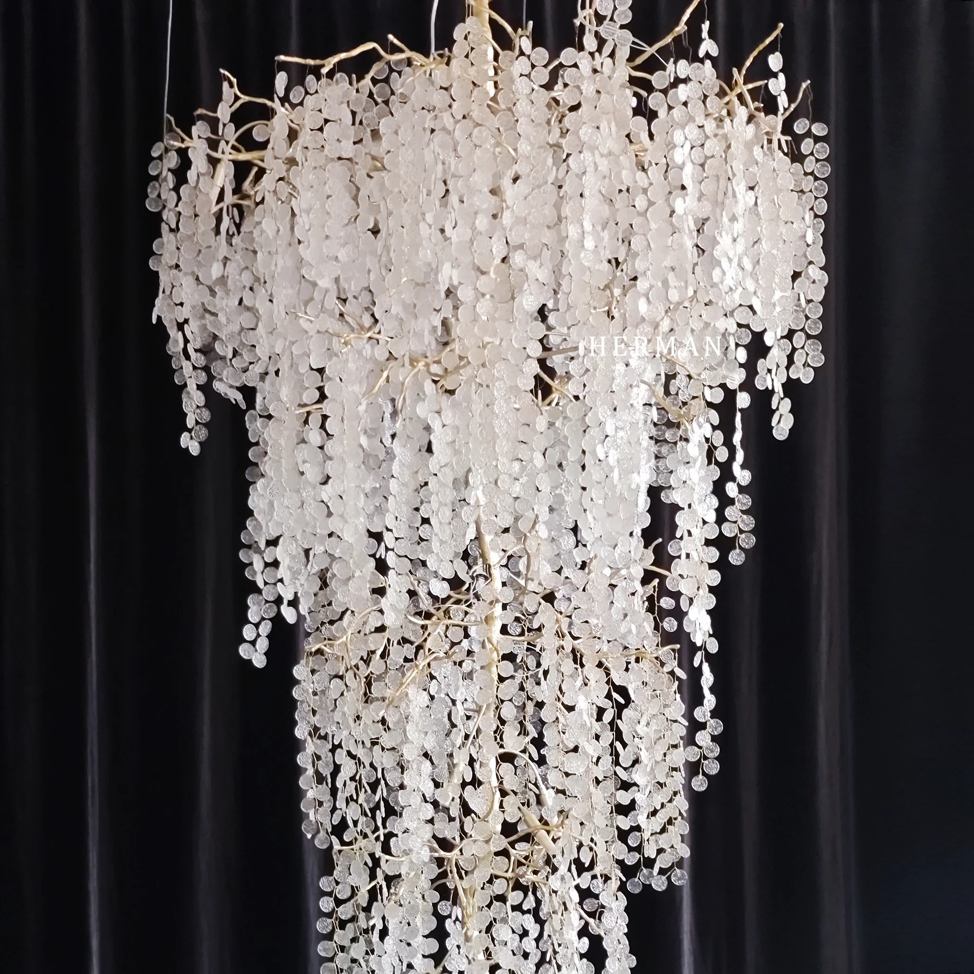 Long Vine Staircase Chandelier 78.7" 110" - Image 5