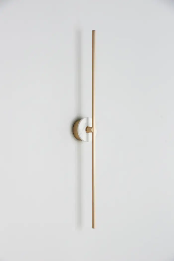 Grand Wall Sconce With Alabaster 37''H