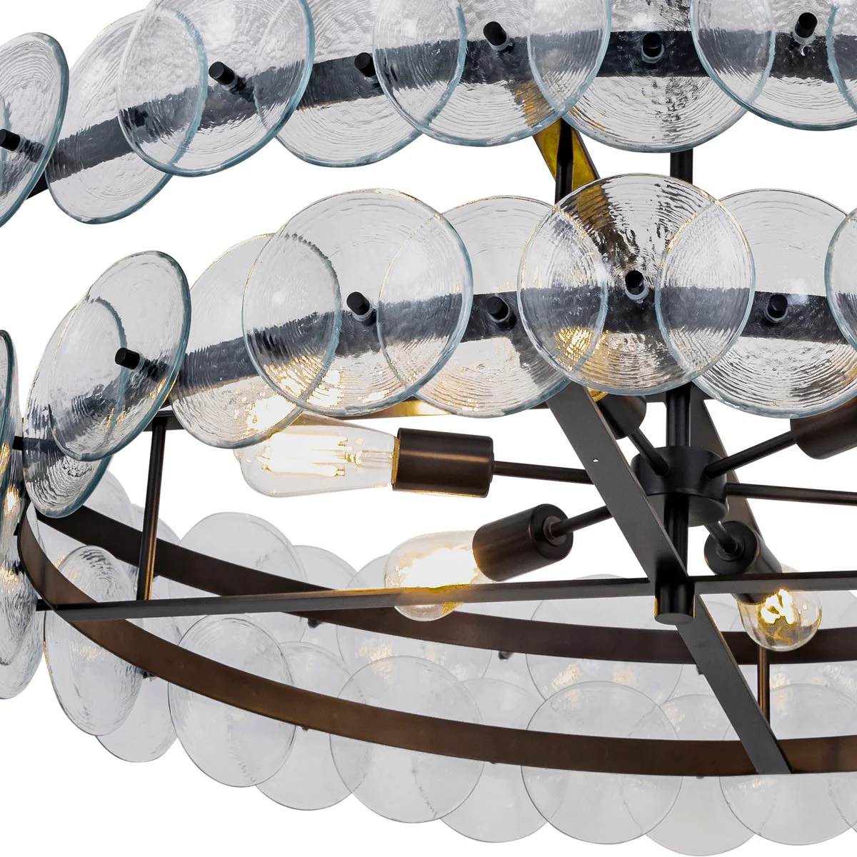 Loren Glass Chandelier - Image 11