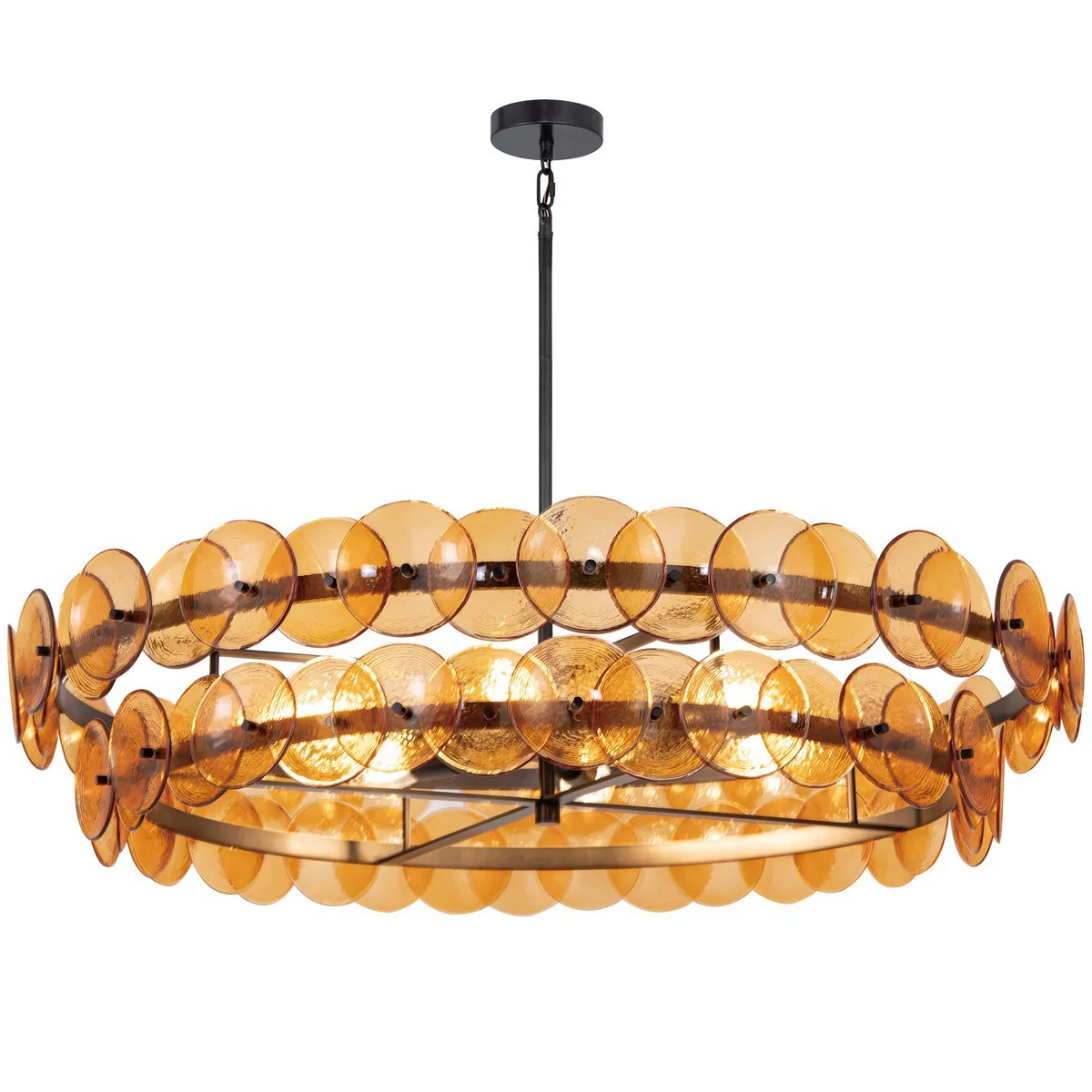 Loren Glass Chandelier - Image 7