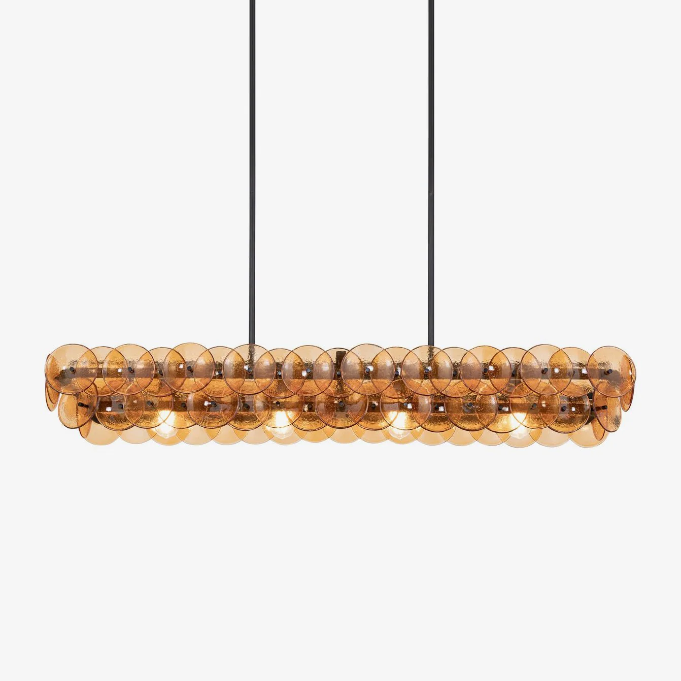 Loren Linear Glass Chandelier - Image 3