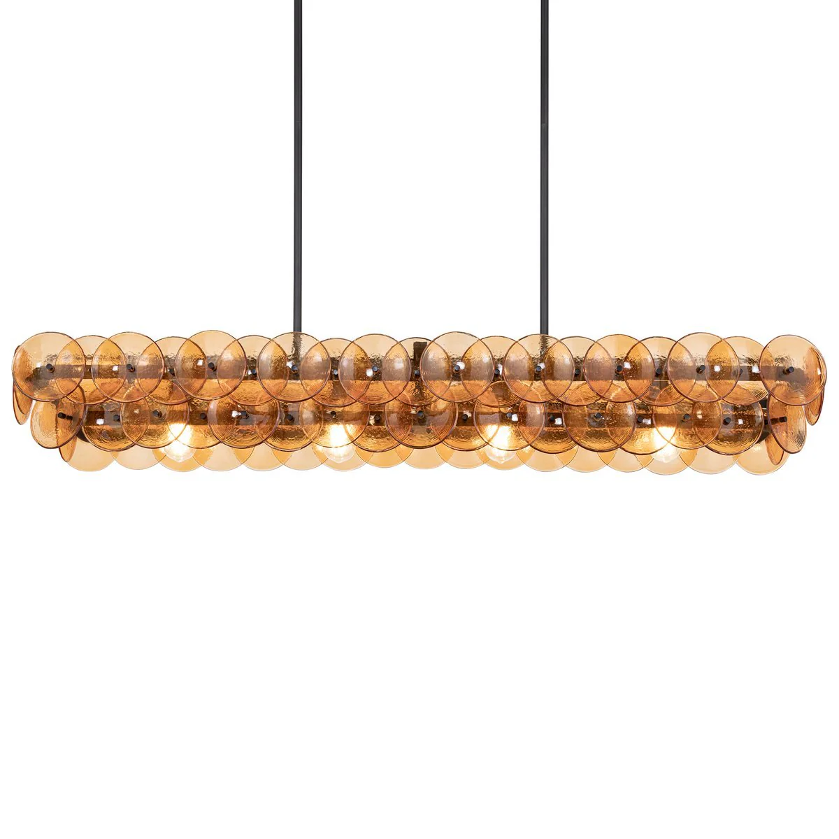 Loren Linear Glass Chandelier - Image 5