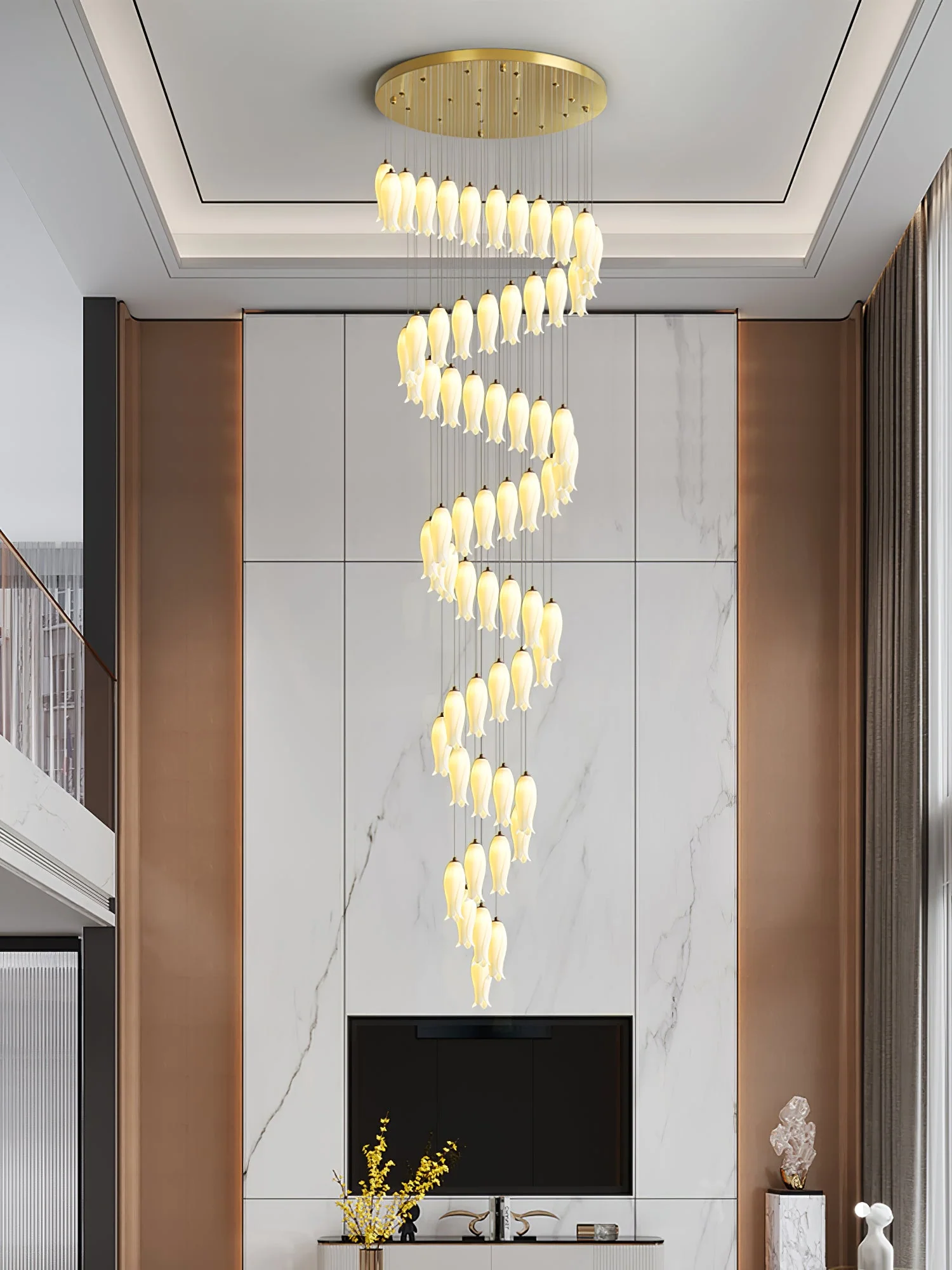 Luma Flora Stairs Chandelier - Image 10
