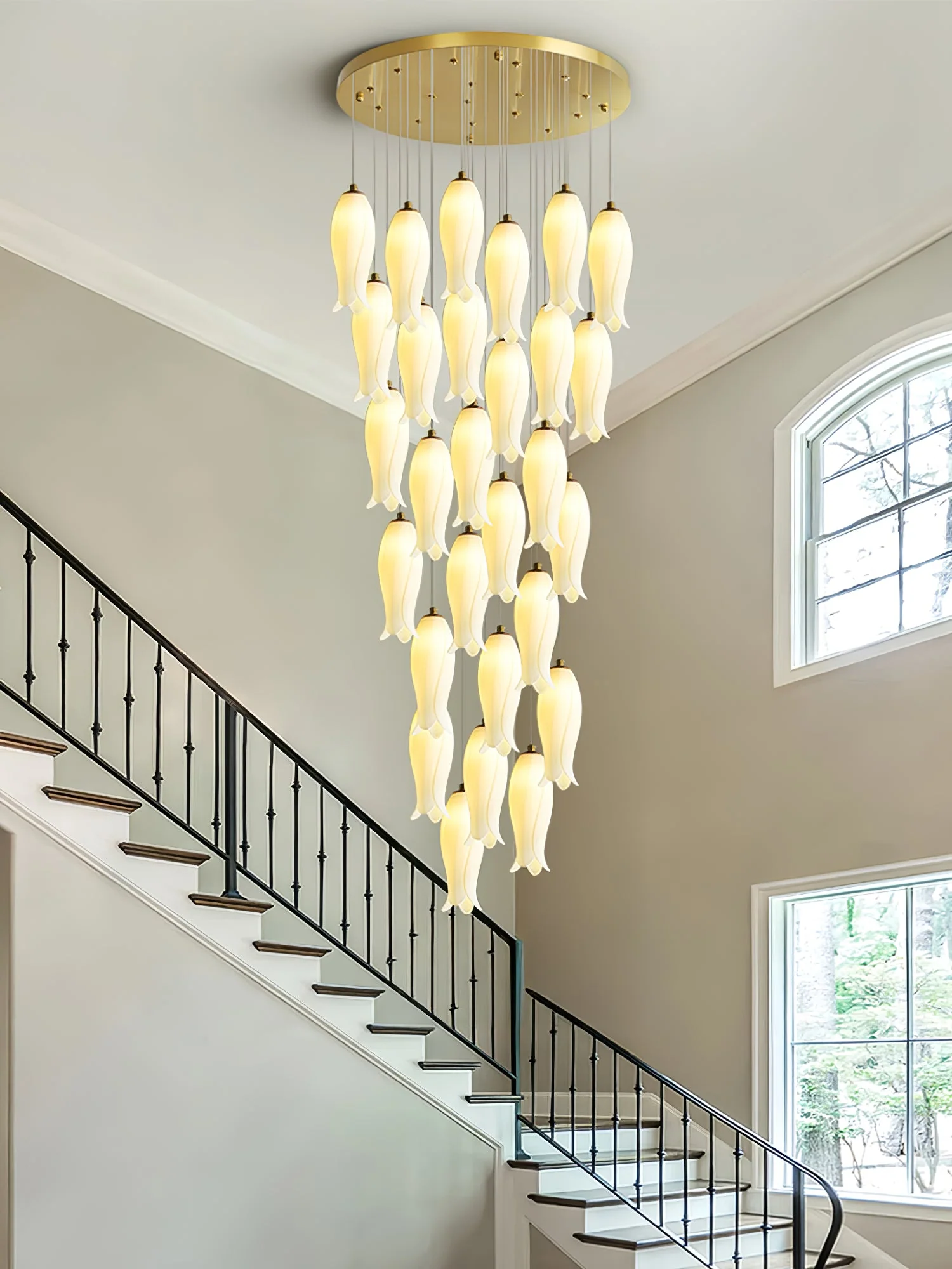 Luma Flora Stairs Chandelier - Image 13