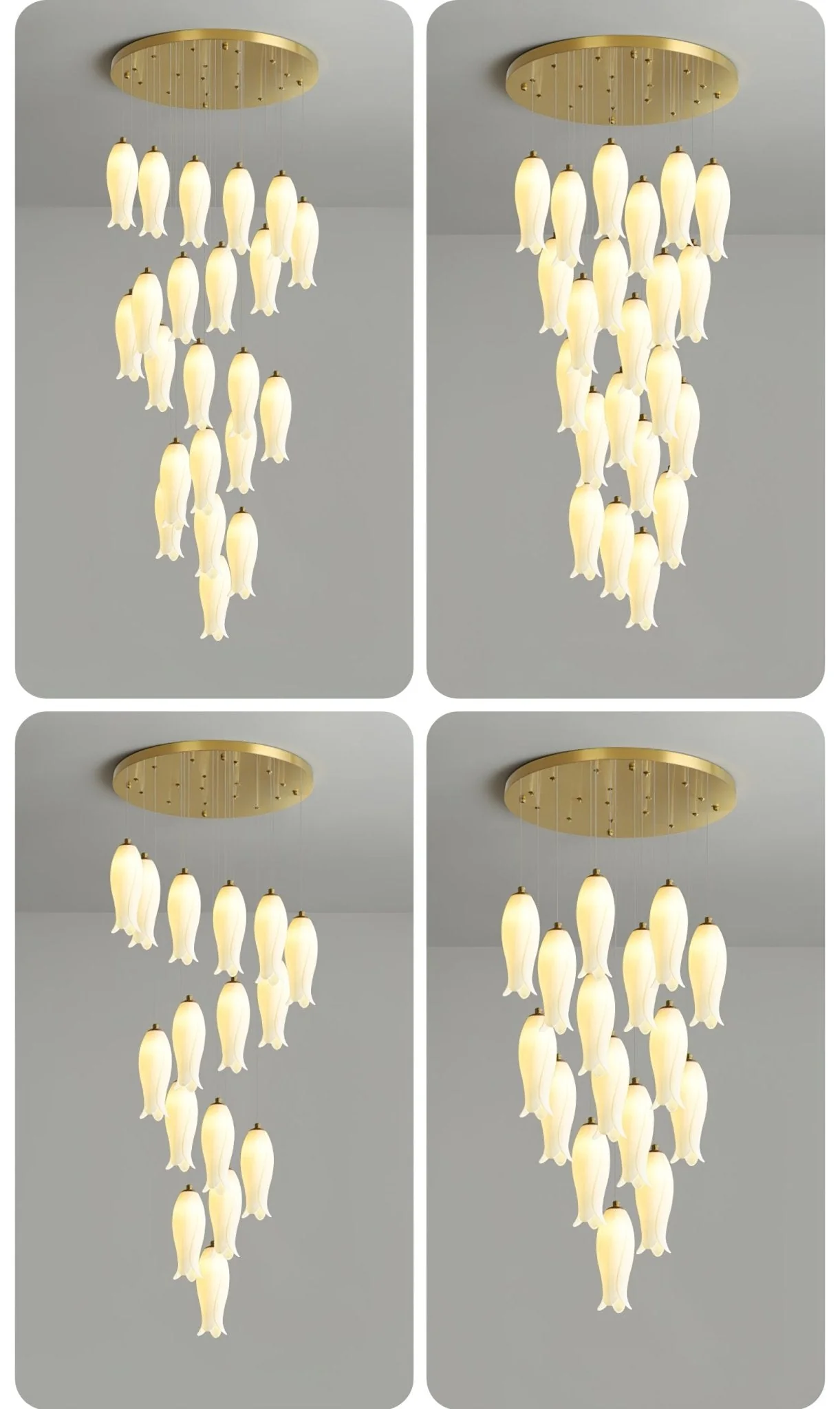 Luma Flora Stairs Chandelier - Image 39