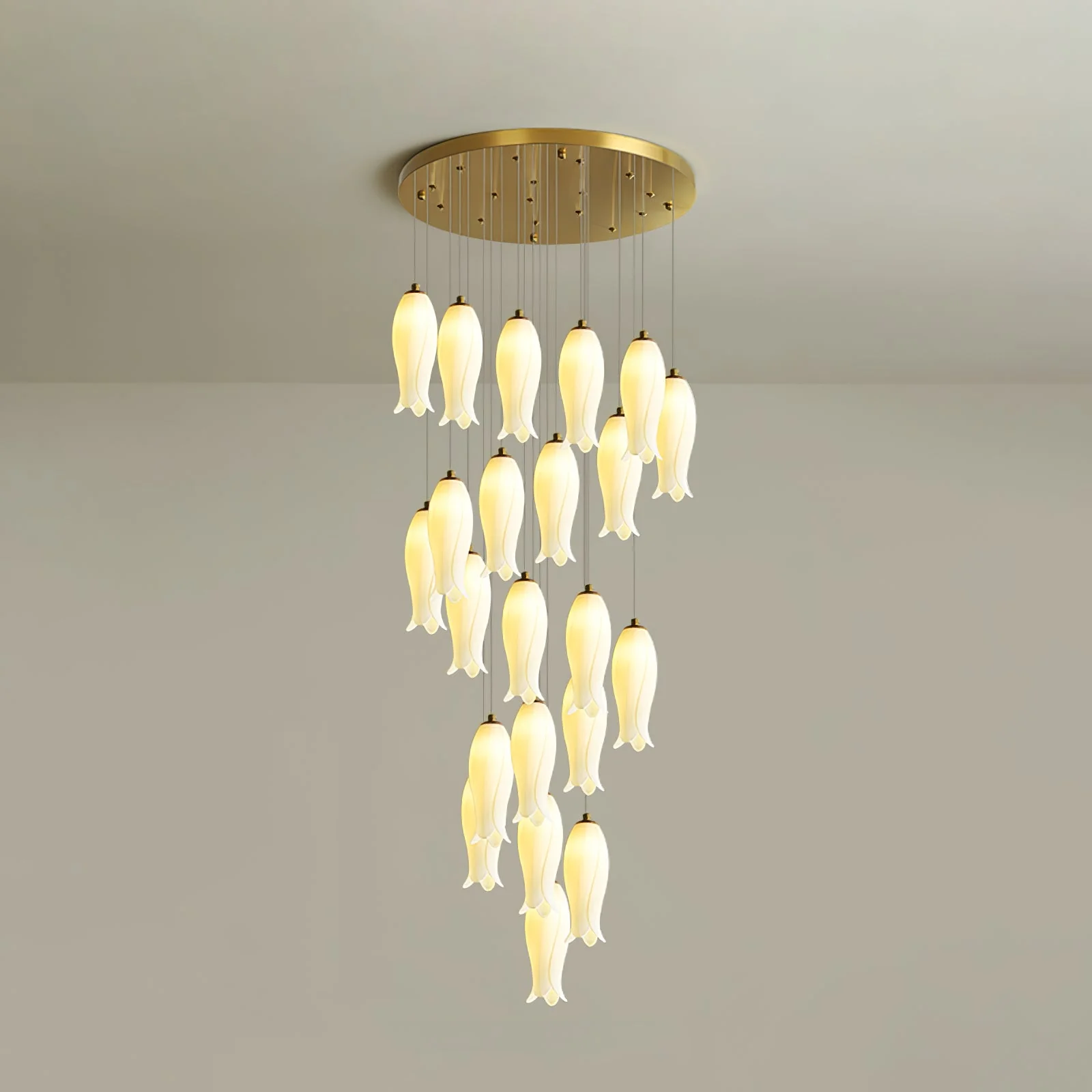 Luma Flora Stairs Chandelier - Image 49