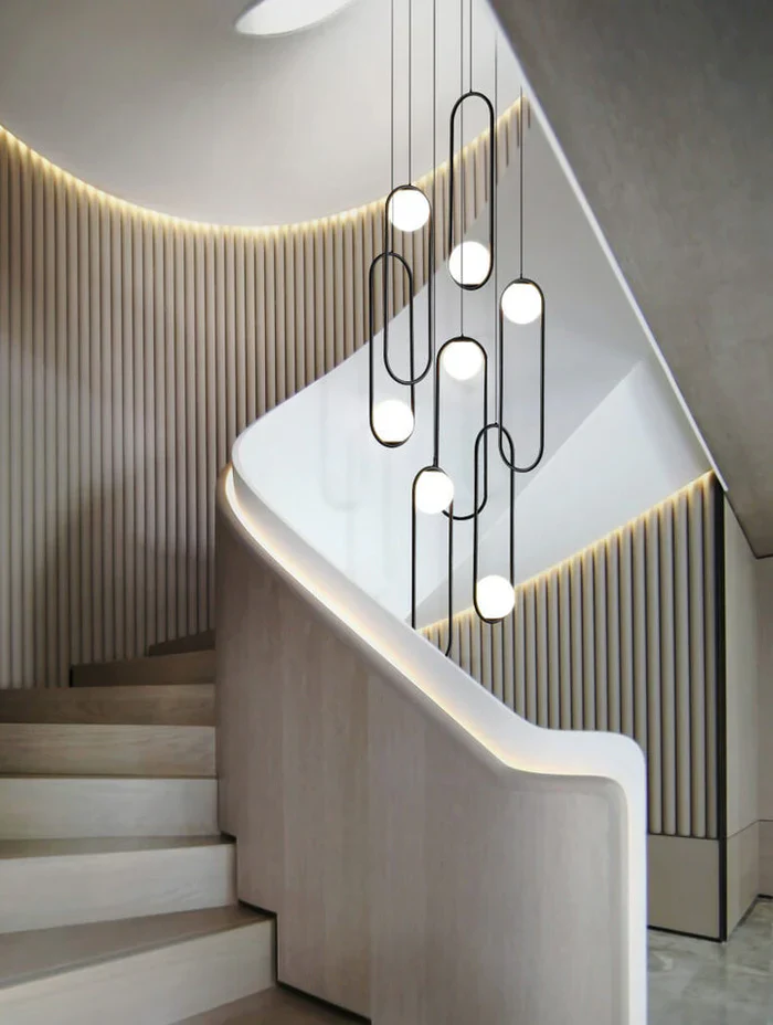 Luminous Modern LED Opal Glass Chandelier by Aurorae Lighting - Image 2