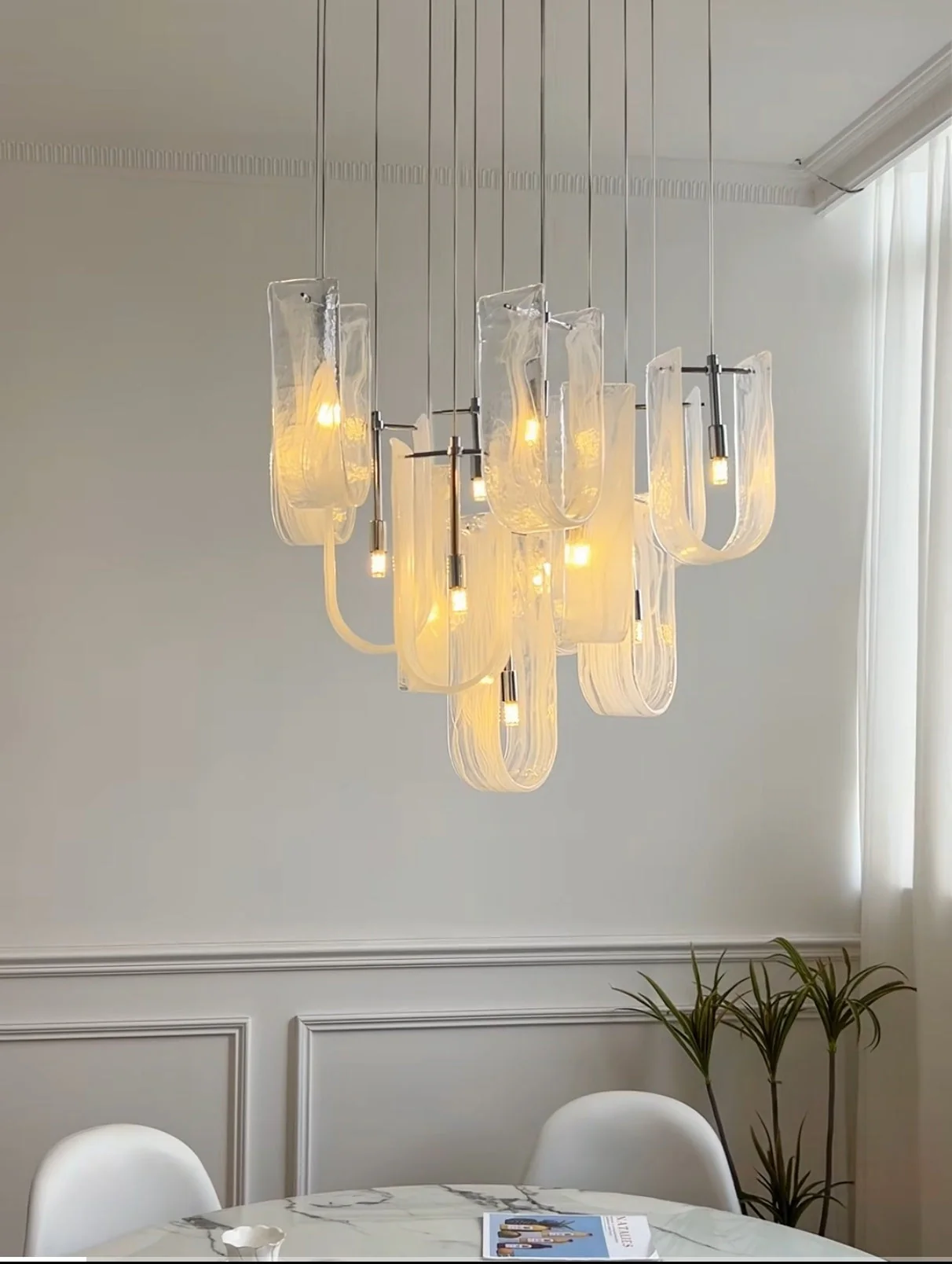 Luminous Waves Chandelier by Aurorae Lighting - Image 4