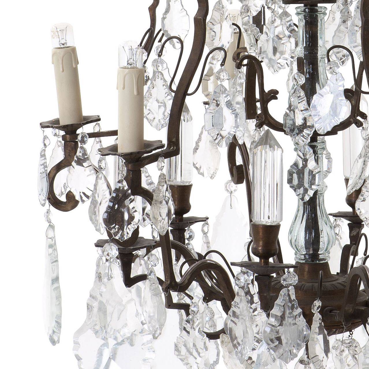 Luster Chateau de Wideville Traditional Brass Chandelier - - Image 2