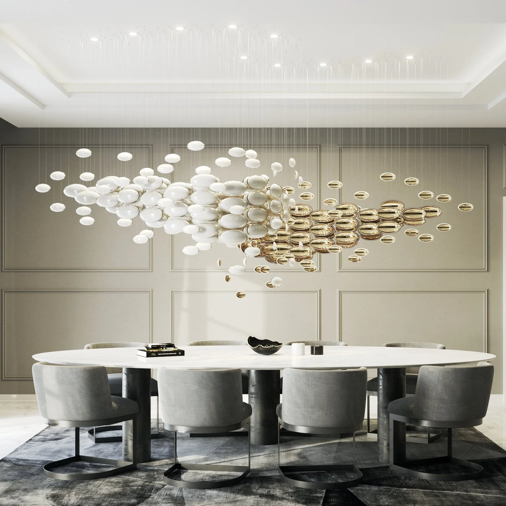 Lustre Bowl Collection Chandelier - Image 2