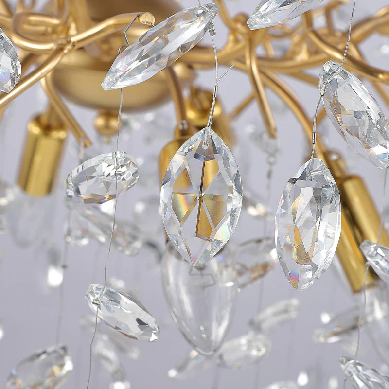Luxury Branch Ceiling Chandelier for Dining Room 31.5" D - Image 8