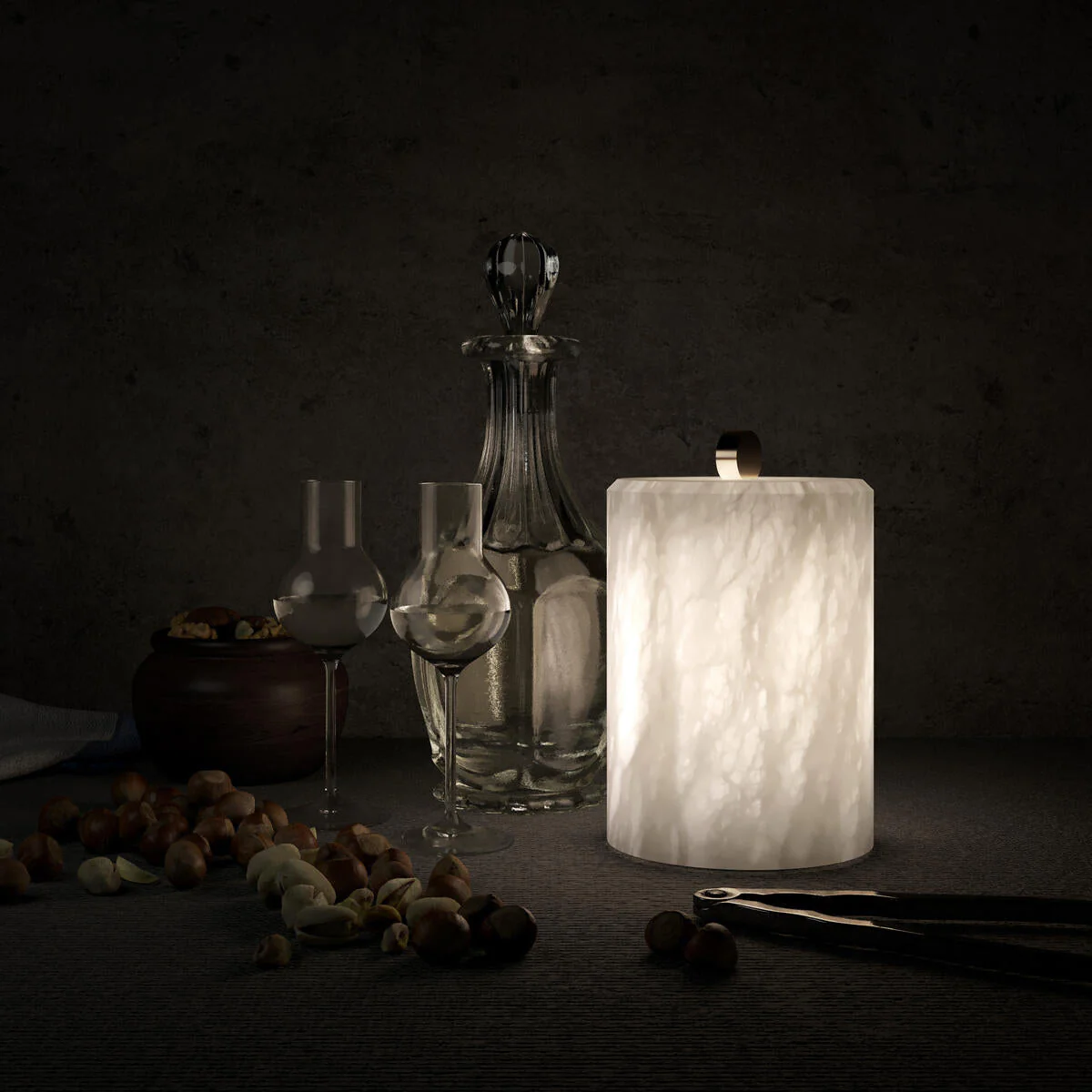 Lyra Alabaster Table Lamp - Image 5