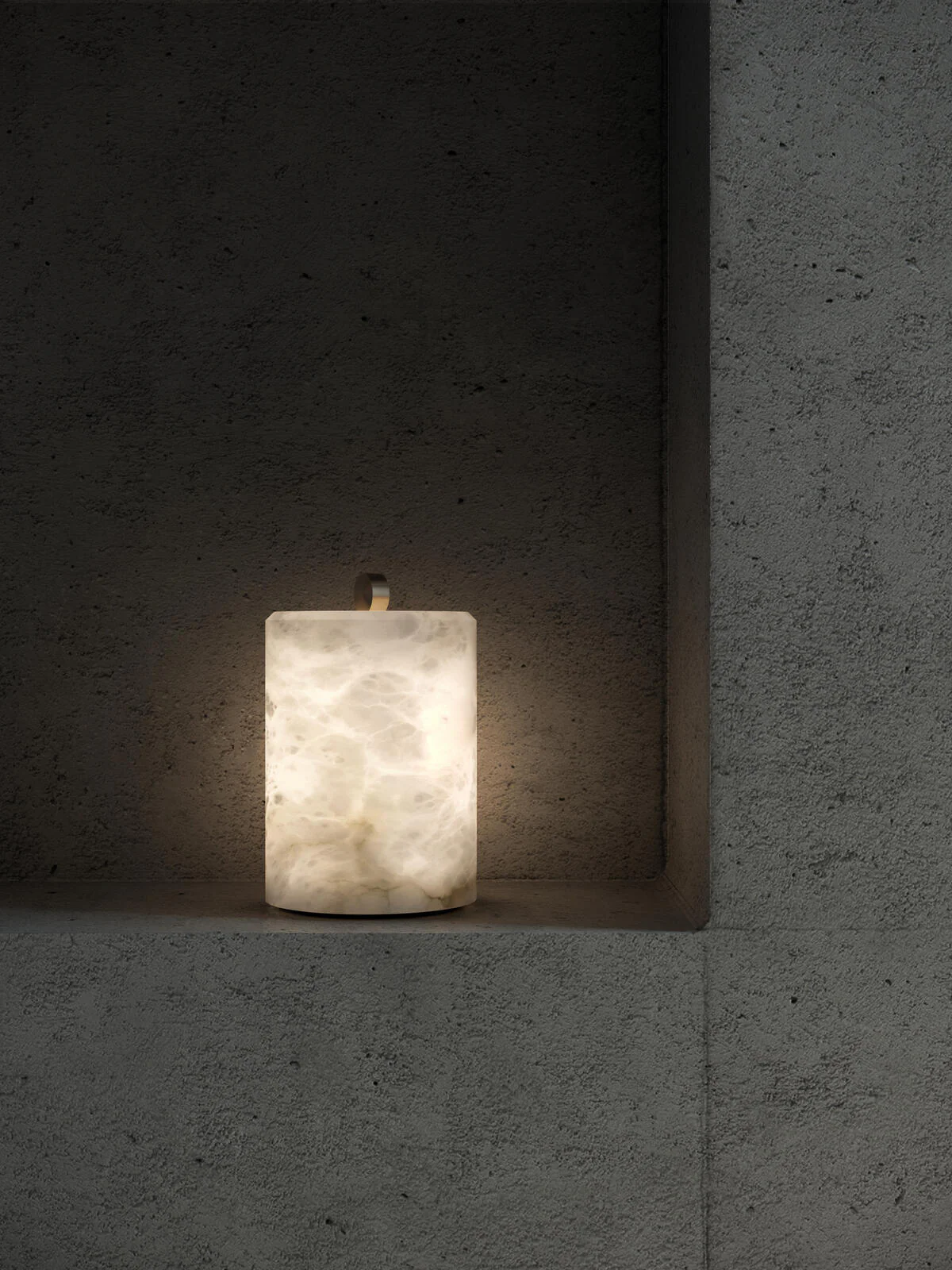 Lyra Alabaster Table Lamp - Image 7