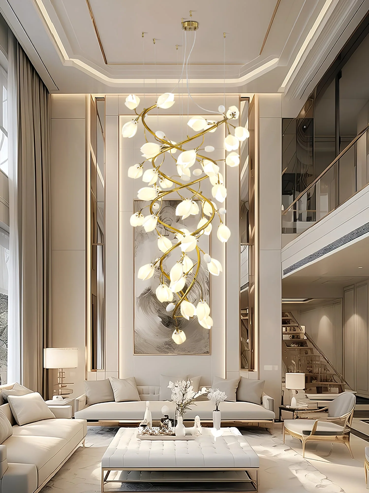 Lysandra Cascade Stairs Chandelier - Image 16