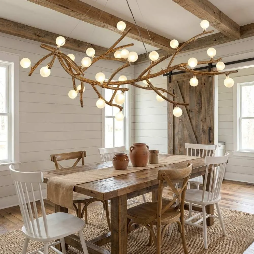 Demolion Glass Glove Branch Chandelier - Image 2