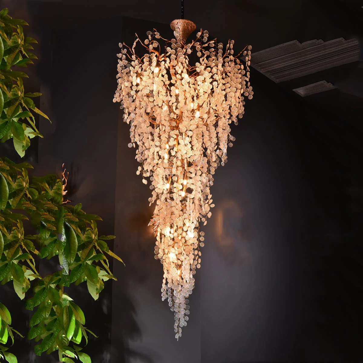 Marais Blossom Petal Detail Grand Staircase Chandelier - Image 2