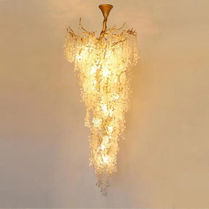 Marais Blossom Petal Detail Grand Staircase Chandelier - Image 3