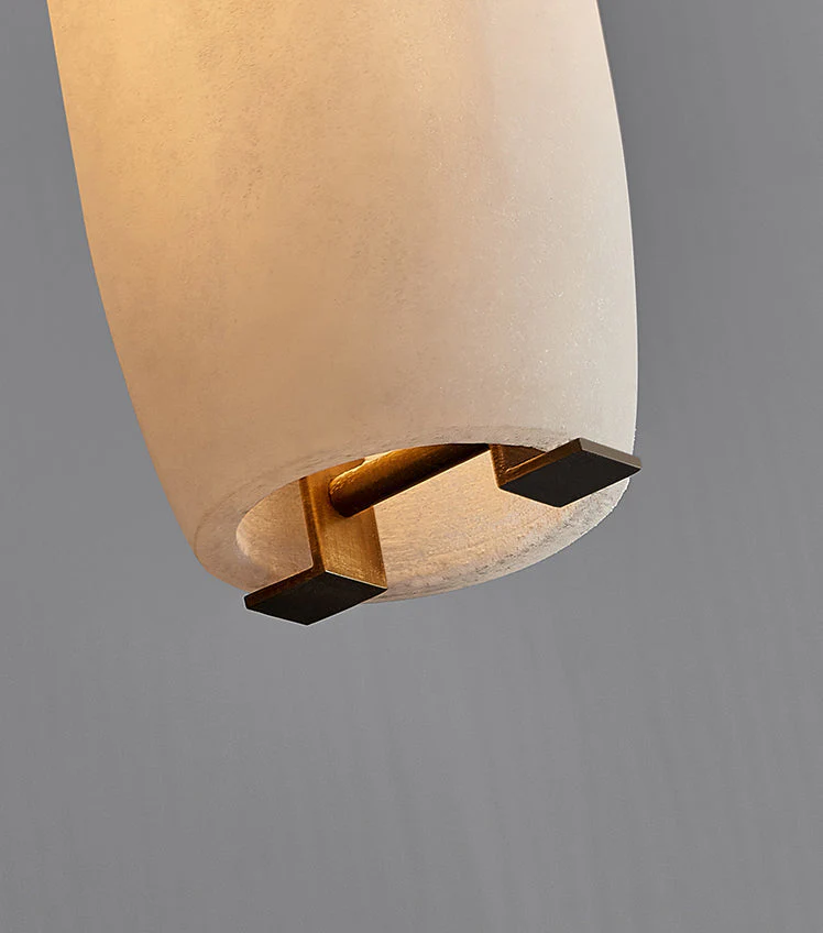 Marble Alabaster Flute Pendant Light - Image 15