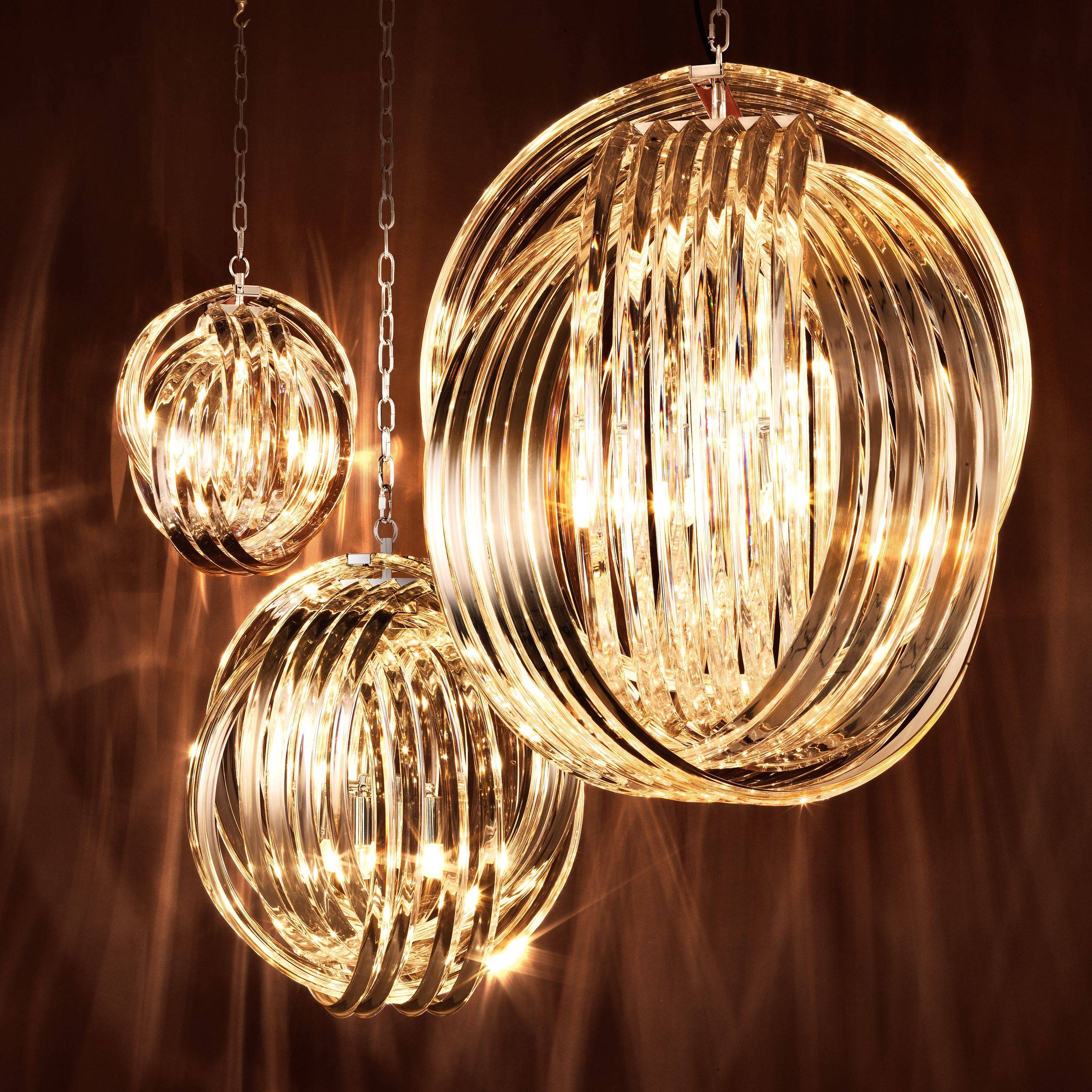 Marco Polo S Modern Chandelier - [Nickel] - Image 2