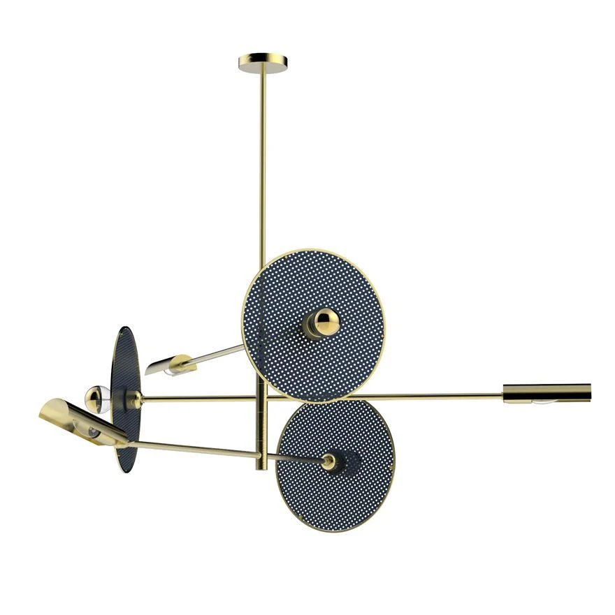 Marconi 3 Light Modern Chandelier - Villa Lumi - Image 2
