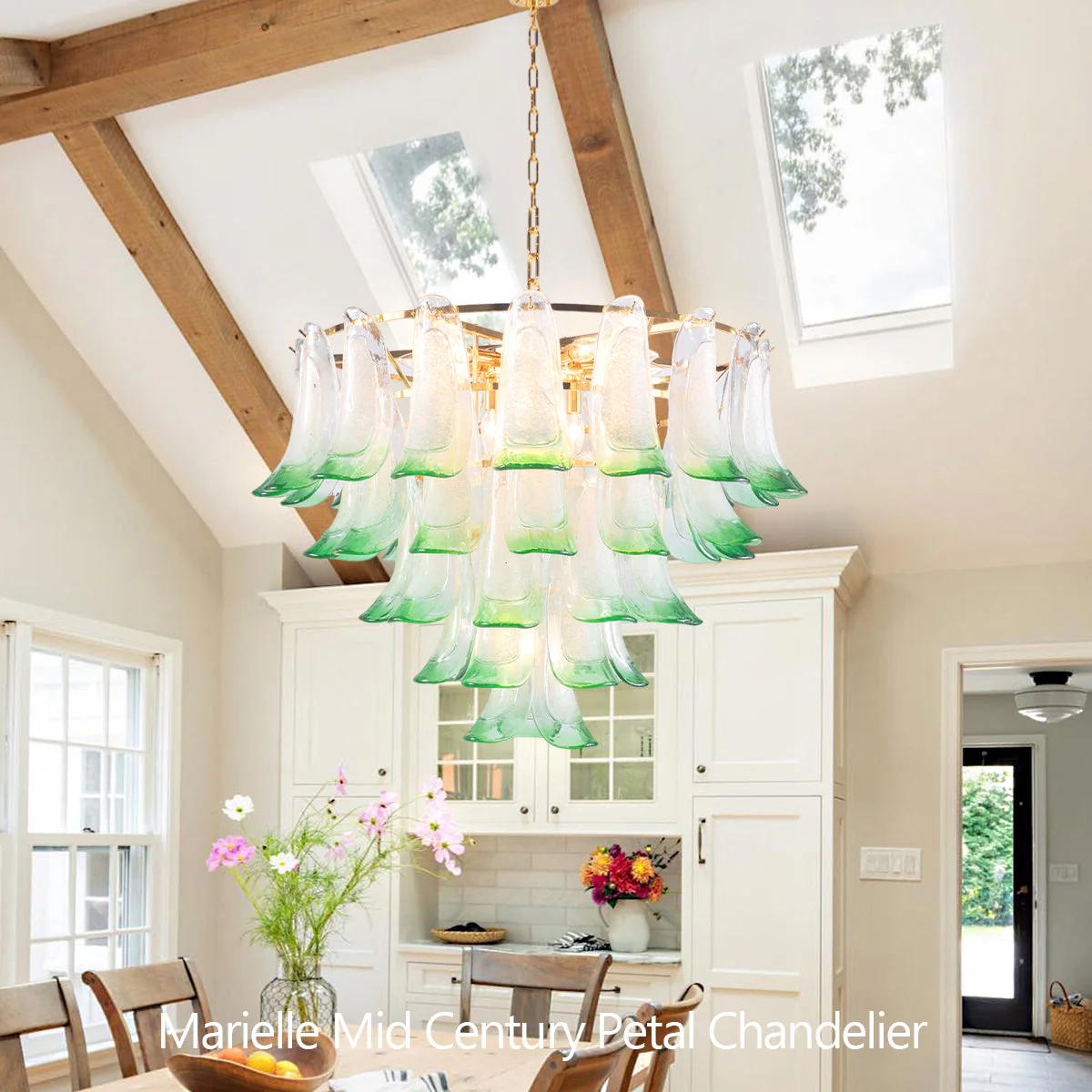 Marielle Mid Century Petal Chandelier - Image 3