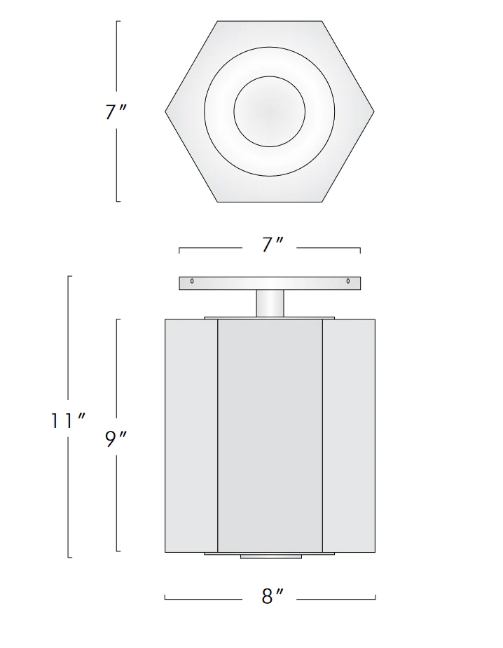 Maubec Flush Mount - Image 3