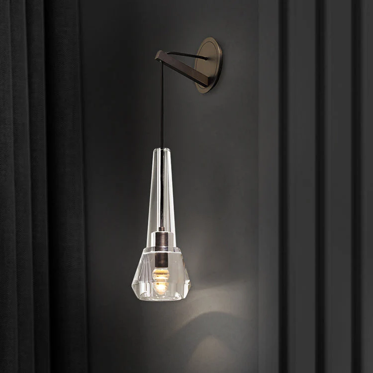 Maxine Modern Crystal Wall Sconce - Image 2