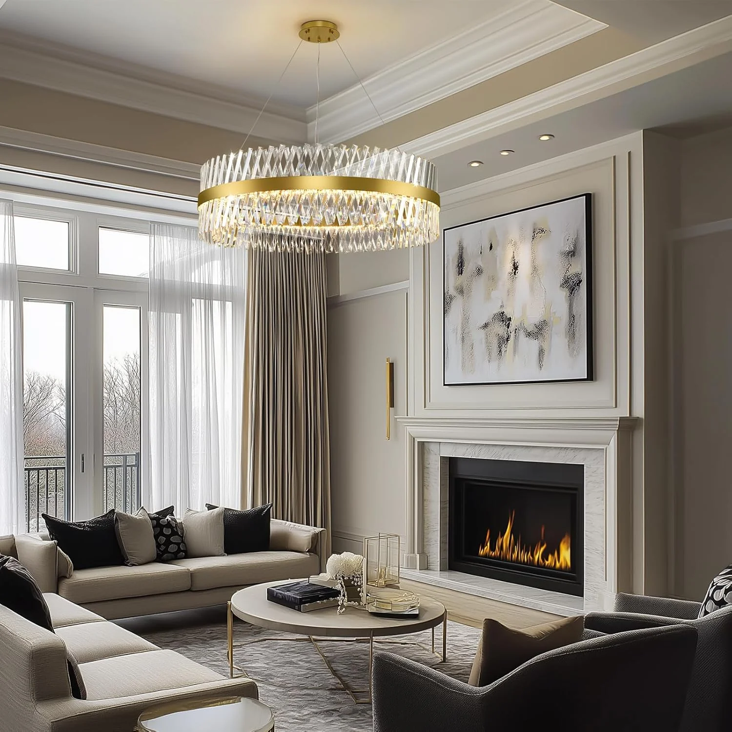 MDEGLYO Modern Crystal Chandelier - Image 11