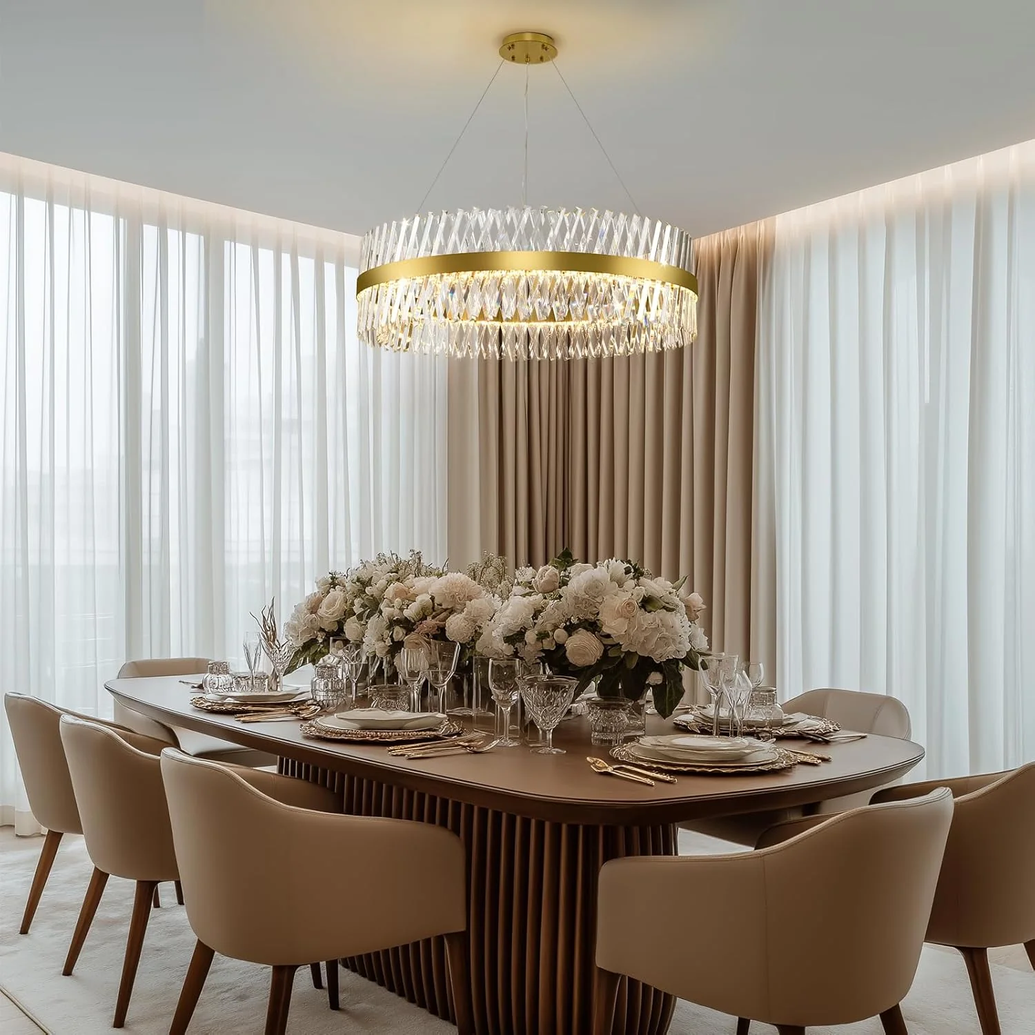 MDEGLYO Modern Crystal Chandelier - Image 17