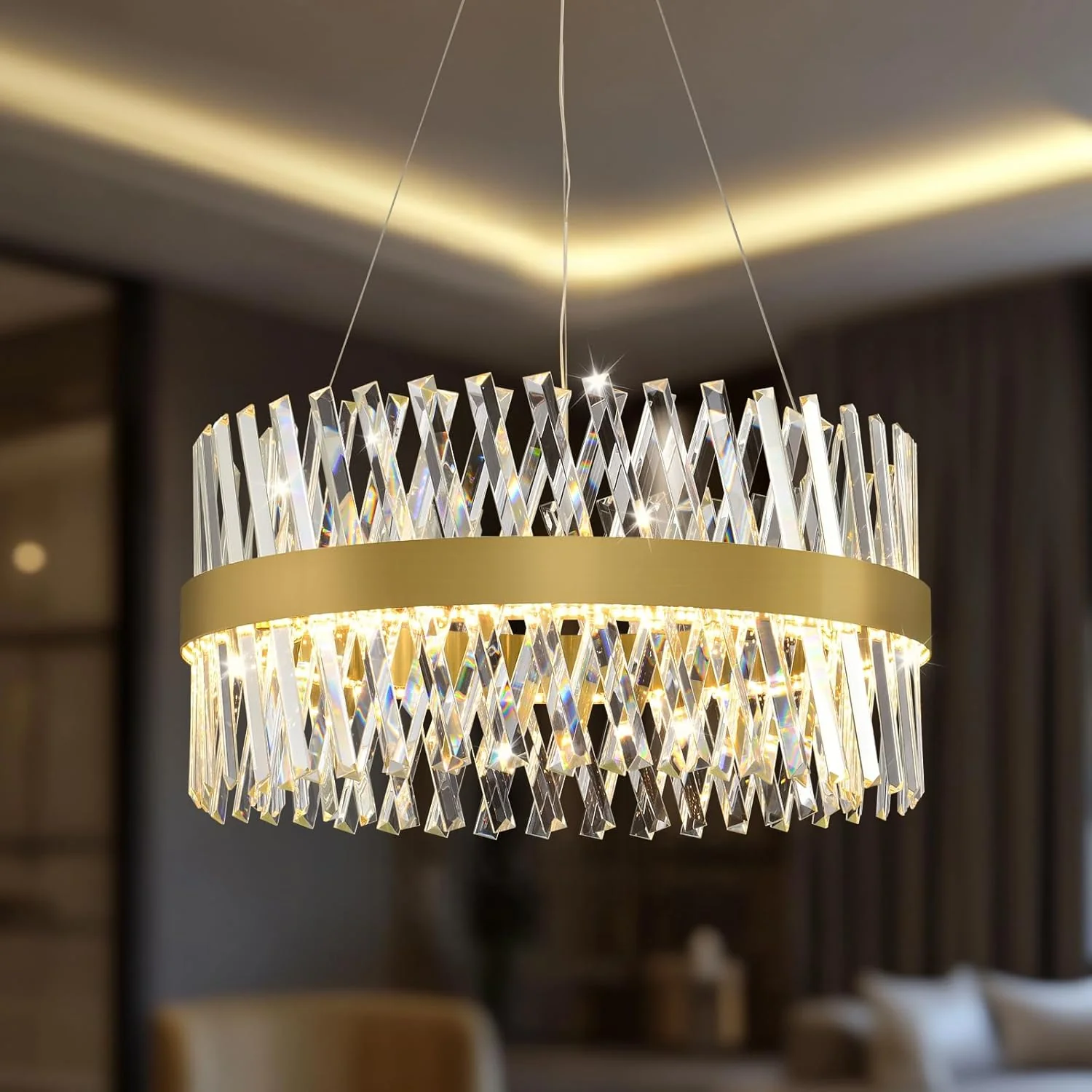 MDEGLYO Modern Crystal Chandelier - Image 19