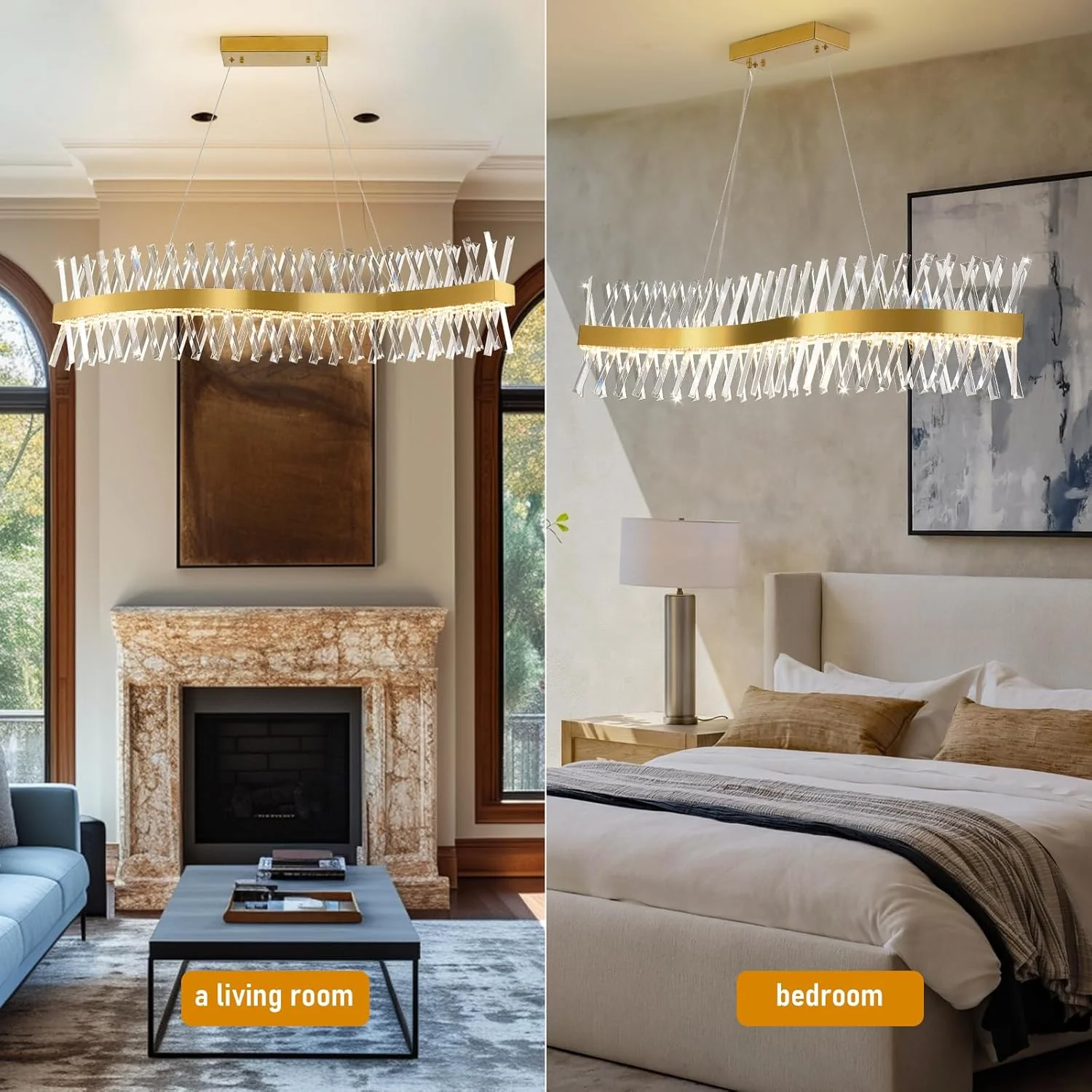 MDEGLYO Modern Crystal Chandelier - Image 36
